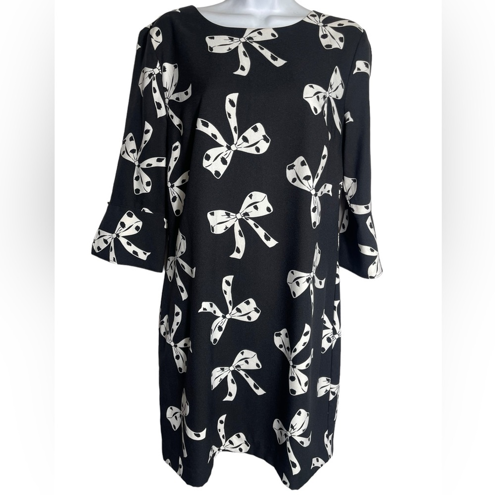 Banana Republic Dress size 10 stunning black shift dress with bows 🖤🖤 - Picture 1 of 4